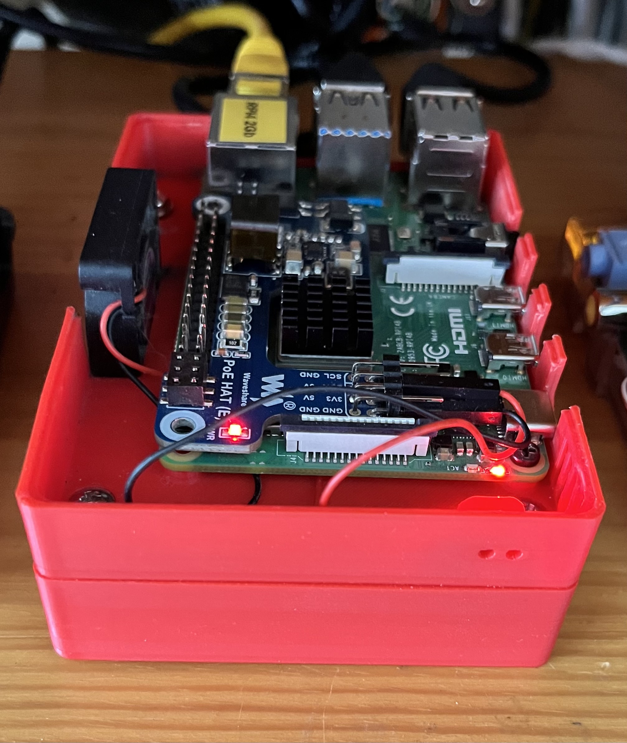 Boitier Raspberry Pi 4 PoE SSD Boitier